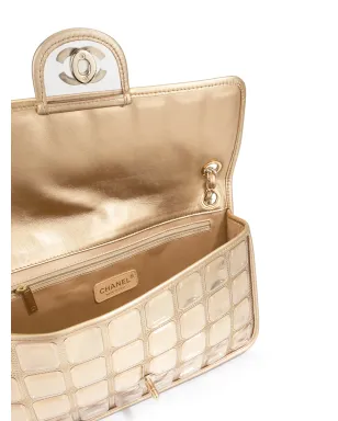 CHANEL ビンテージ Ice Cube CC ロゴ チェーンショルダーバッグ - ゴールド - サムネイル5