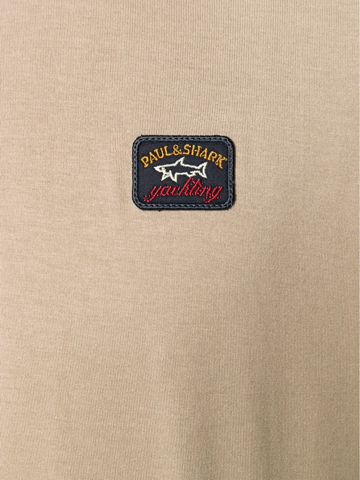 Paul & Shark ロゴパッチTシャツ ベージュ - 画像5