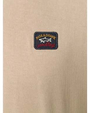 Paul & Shark ロゴパッチTシャツ ベージュ - サムネイル5