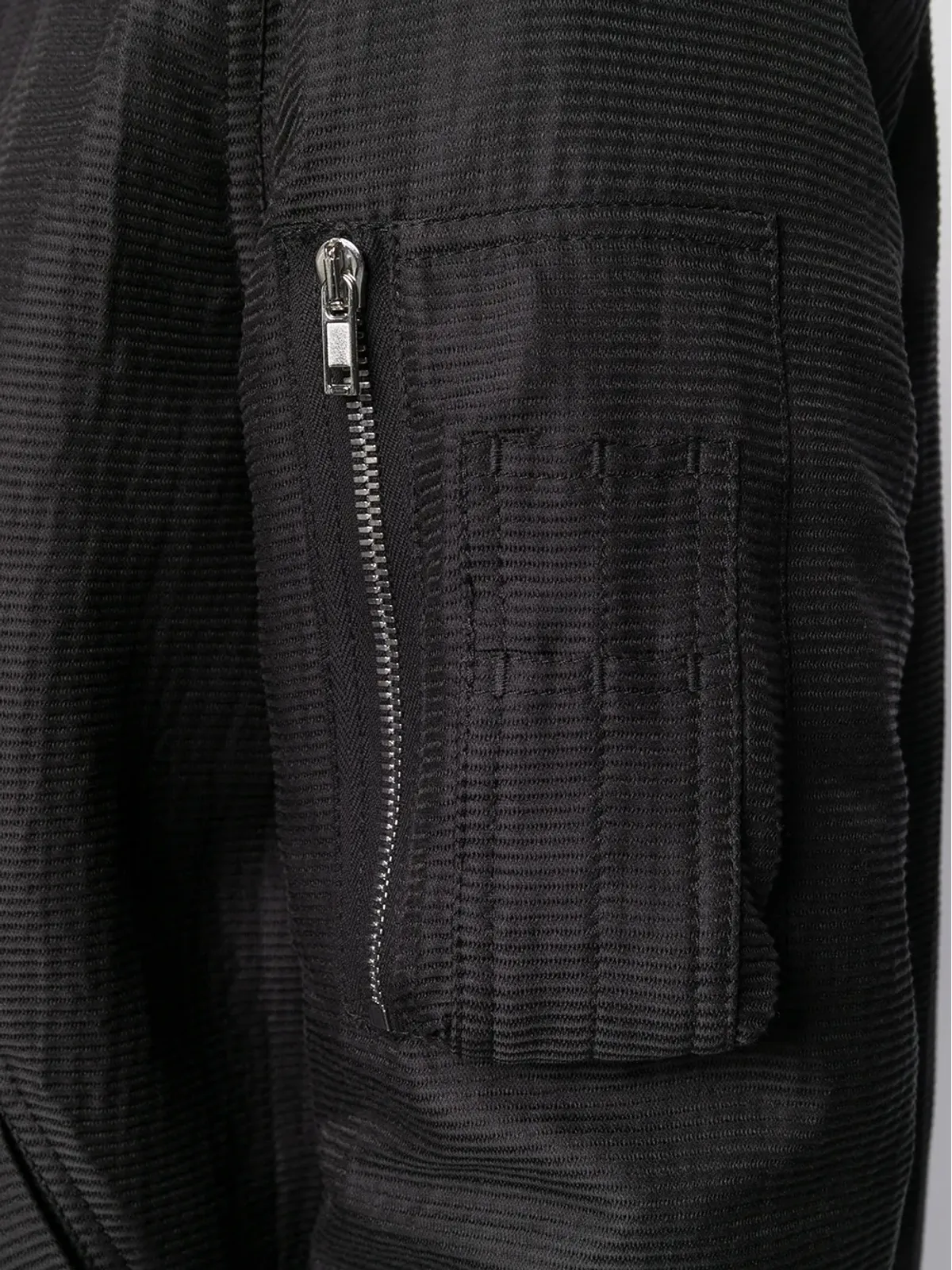 Rick Owens ボンバー ジャケット（リブカラー付き） - 画像5