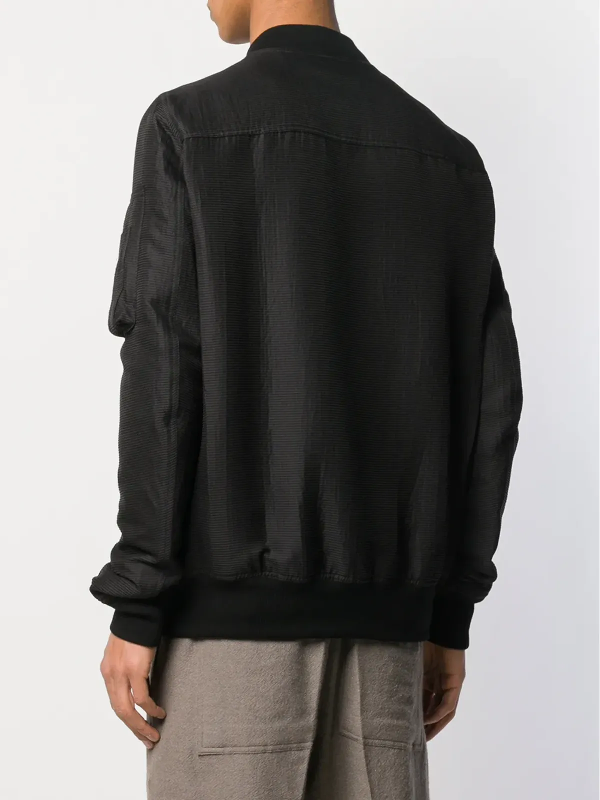 Rick Owens ボンバー ジャケット（リブカラー付き） - 画像4