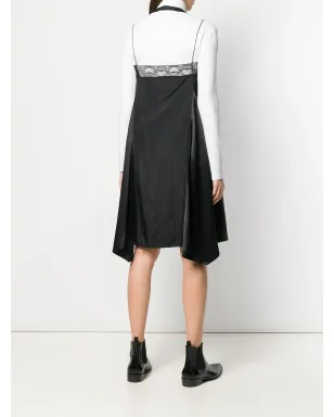 Maison Margiela ジップフロント ホルター スリップドレス ブラック - サムネイル4