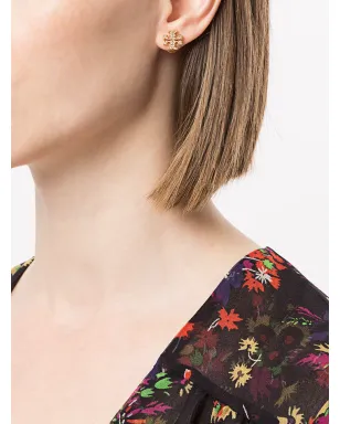 Tory Burch キラ パヴェ スタッドピアス - ゴールド - サムネイル2