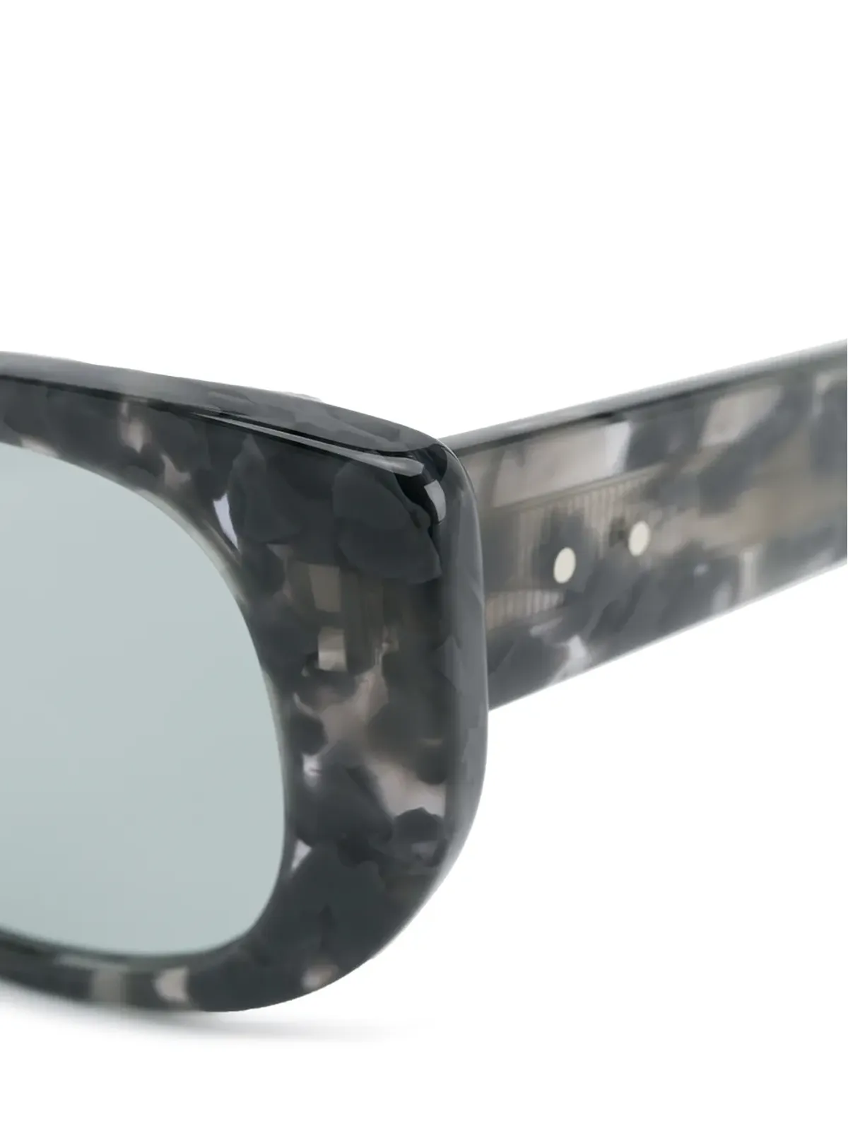 Thom Browne Eyewear TB417 べっ甲柄長方形フレームサングラス - グレー - 画像3