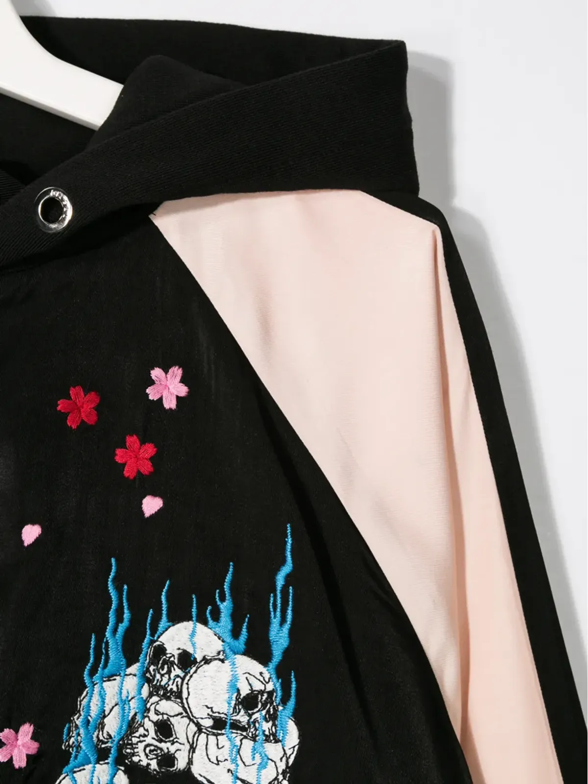 Diesel Kids ブラック花柄コート - 画像3