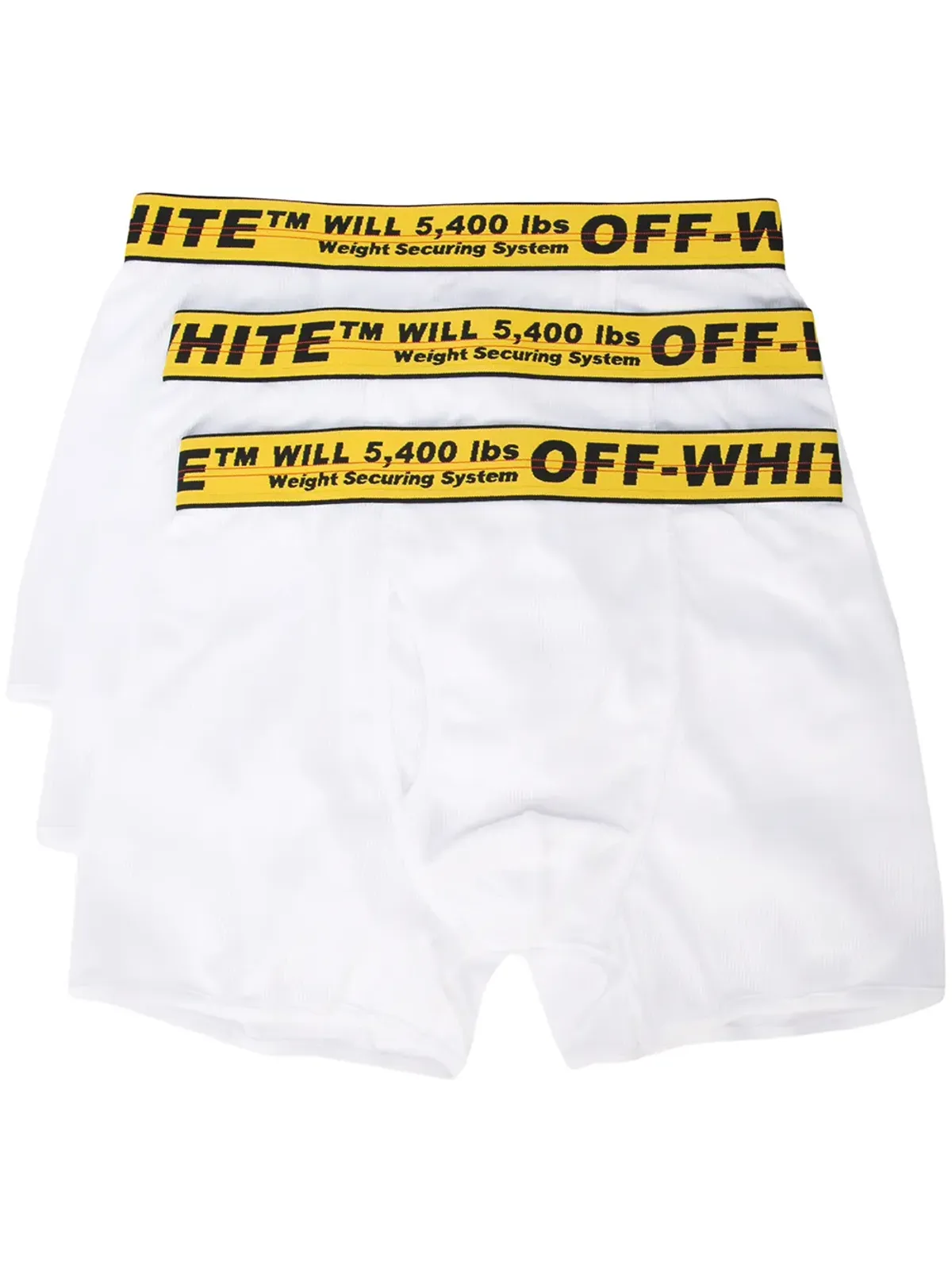 Off-White ボクサーブリーフ 三枚組 - 画像1