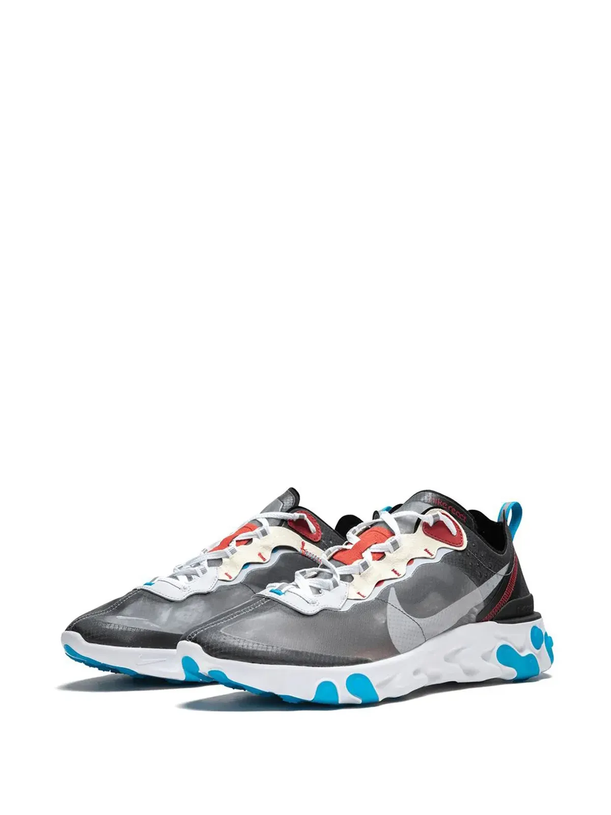 Nike React Element 87 スニーカー グレー - 画像2