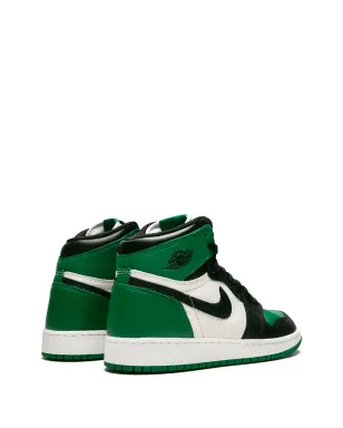 Jordan Kids ジョーダン 1 レトロ ハイ スニーカー グリーン - サムネイル3