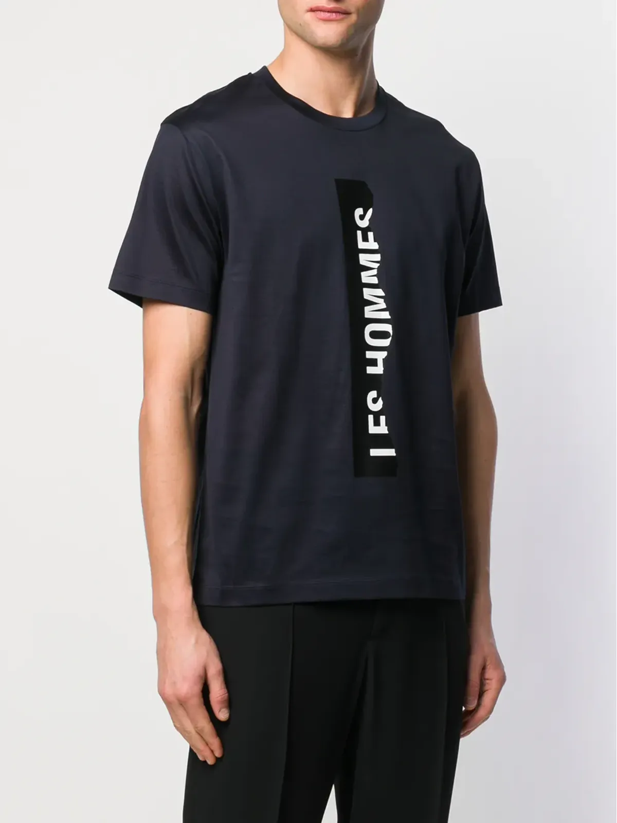 LES HOMMES Les Hommes T-shirt - Blue - 画像3