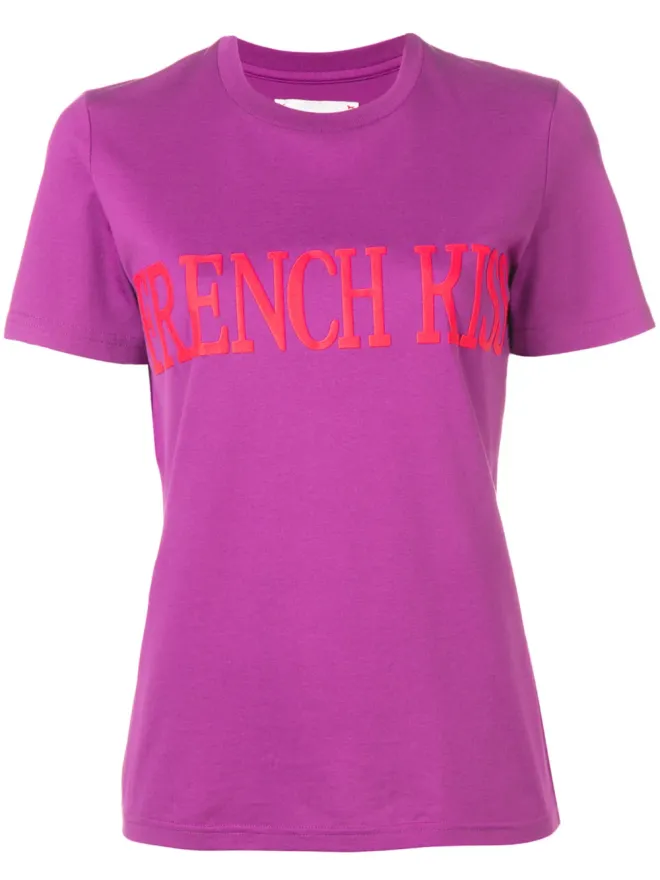 Alberta Ferretti Alberta Ferretti フレンチキスプリントTシャツの商品画像