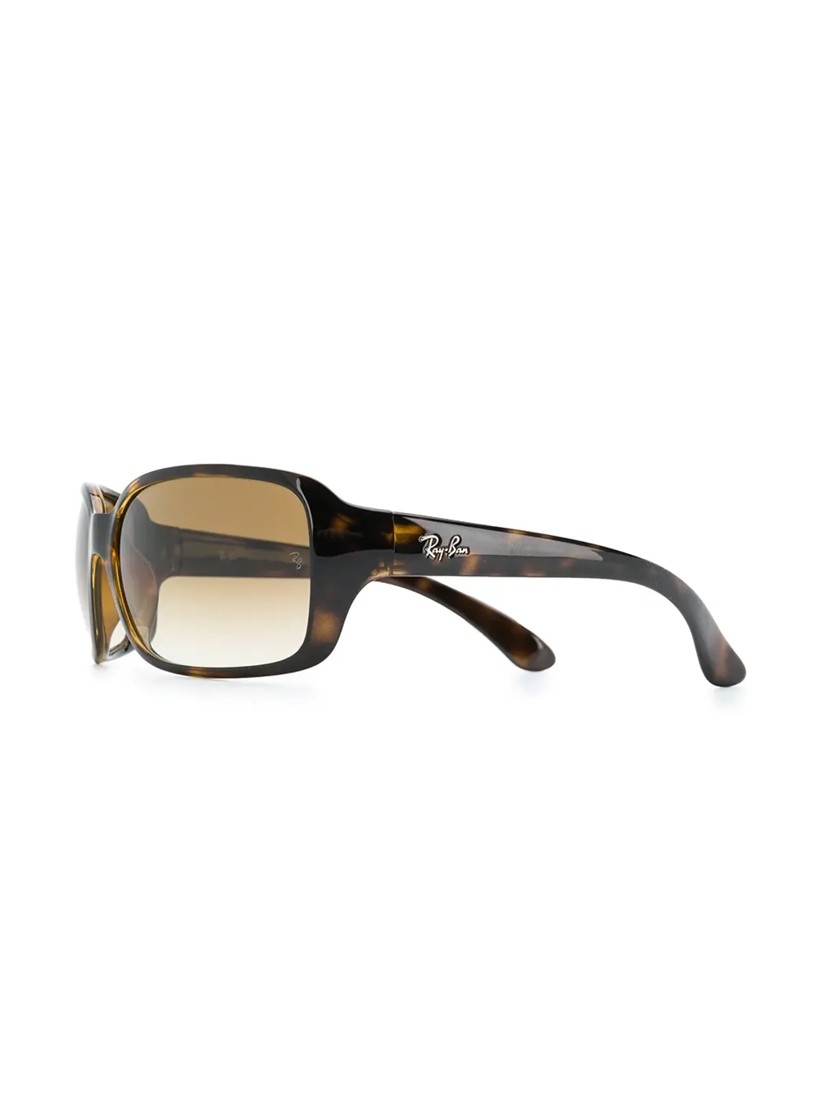 Ray-Ban べっこう柄の幅広フレームサングラス - ブラウン - 画像2