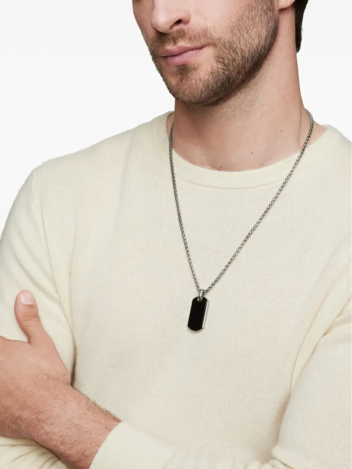 David Yurman デイビッド ユアマン Chevronタグ ペンダント - 画像3