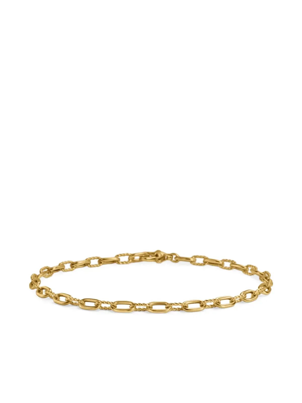 David Yurman 18ktイエローゴールド DY Madisonチェーンブレスレット - 画像2