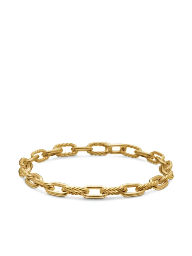 David Yurman David Yurman 18ktイエローゴールド DY Madisonチェーンブレスレットの商品画像