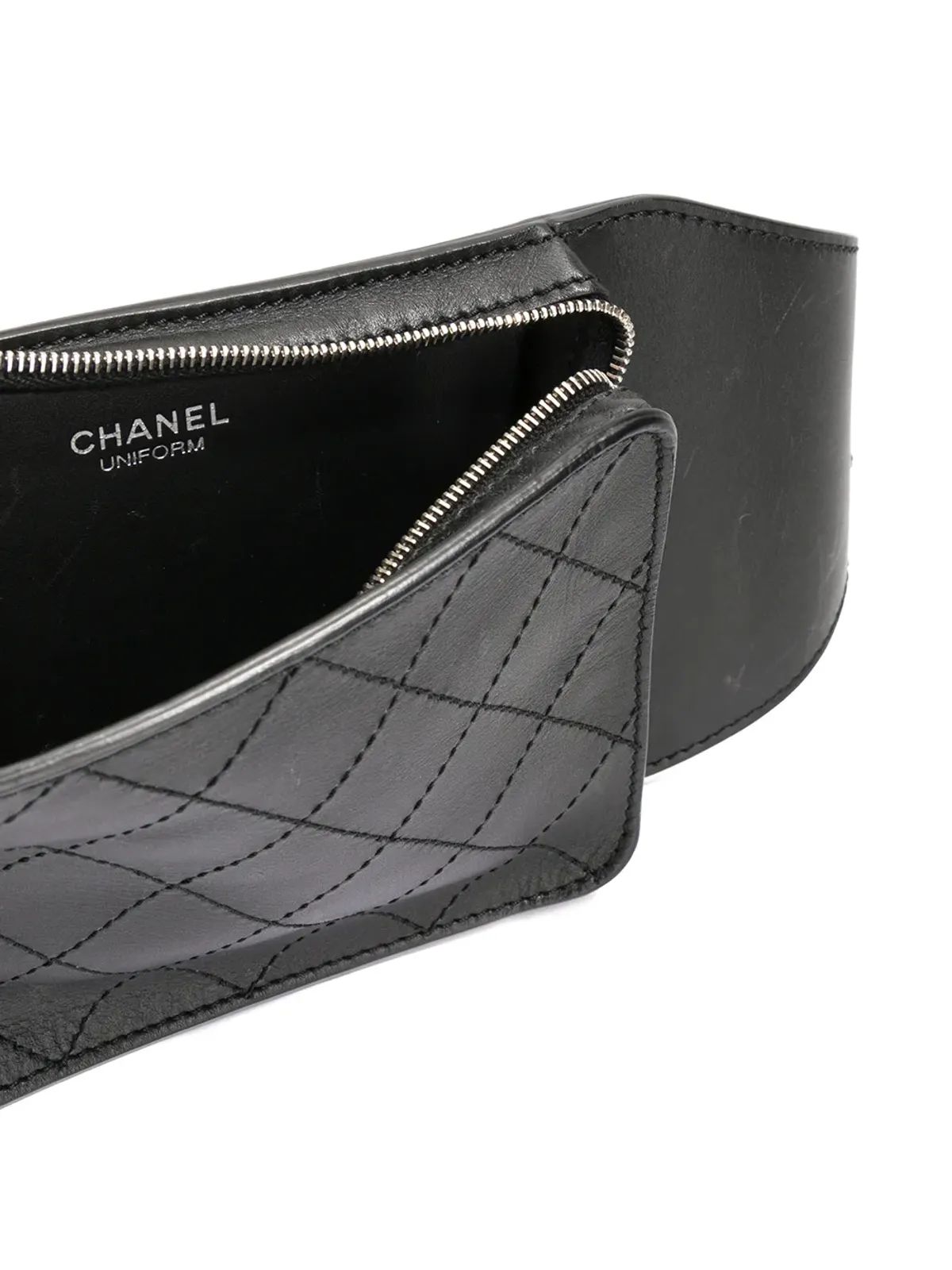 CHANEL Vintage Uniformキルテッド バムバッグ ウエストポーチ - 画像5