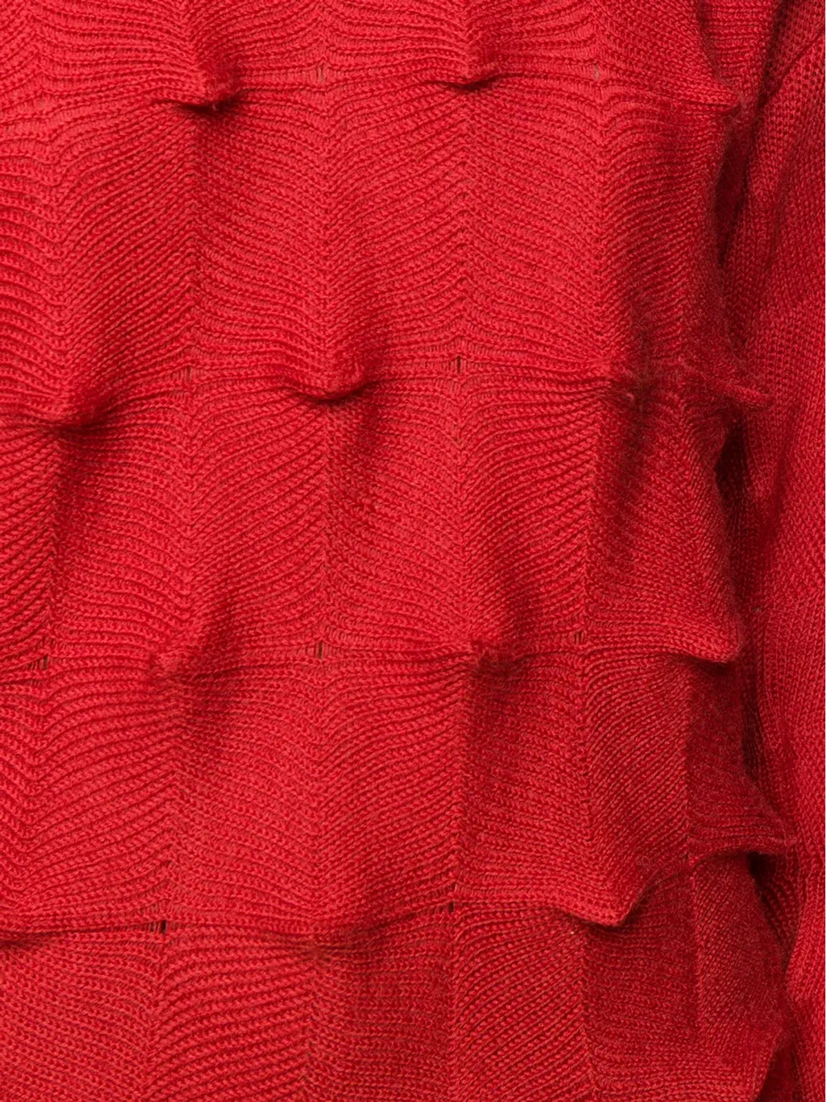 Issey Miyake Vintage ジグザグ柄の構造的ロールネックセーター - 画像5