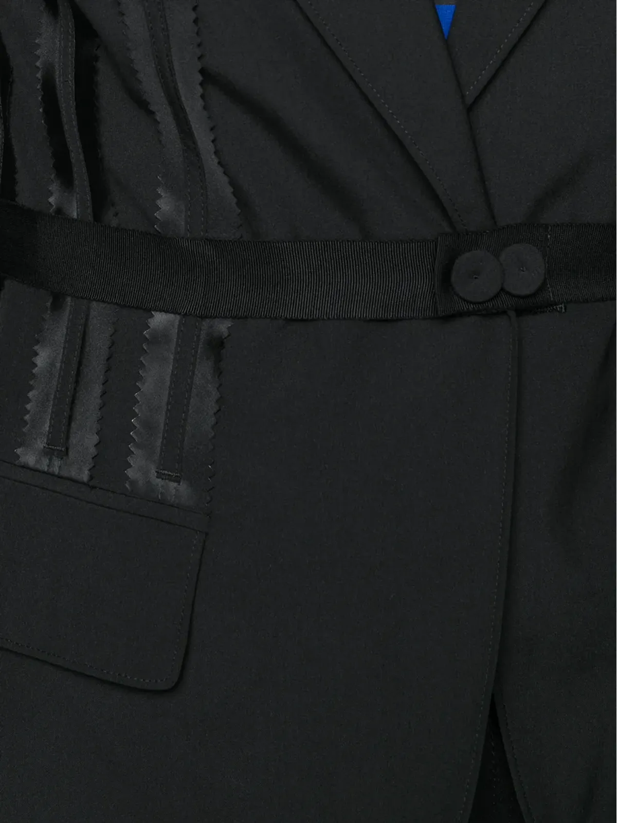 Jean Paul Gaultier Pre-Owned 付属ディテール付きブレザー ブラック - 画像5