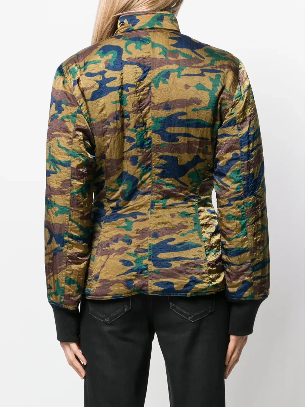 Jean Paul Gaultier Pre-Owned 迷彩柄パデッドジャケット - グリーン - 画像4