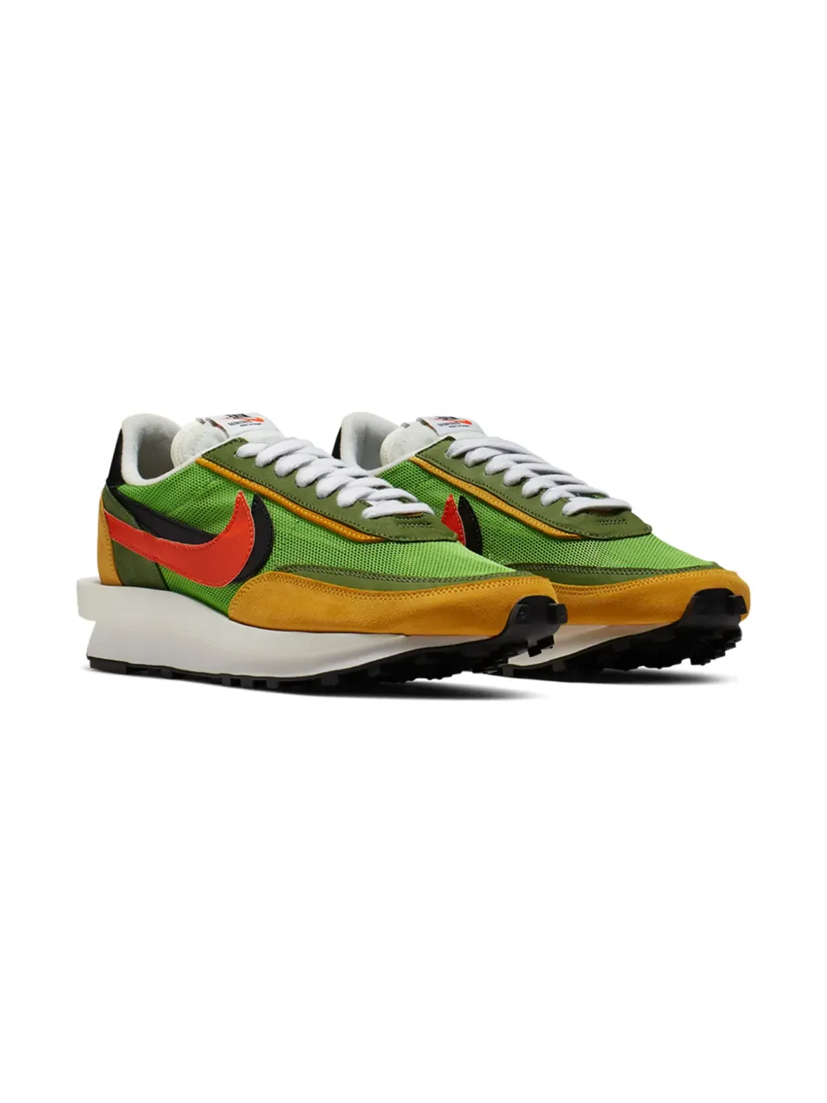 Nike x sacai LDWaffle Green Gusto スニーカー - 画像2