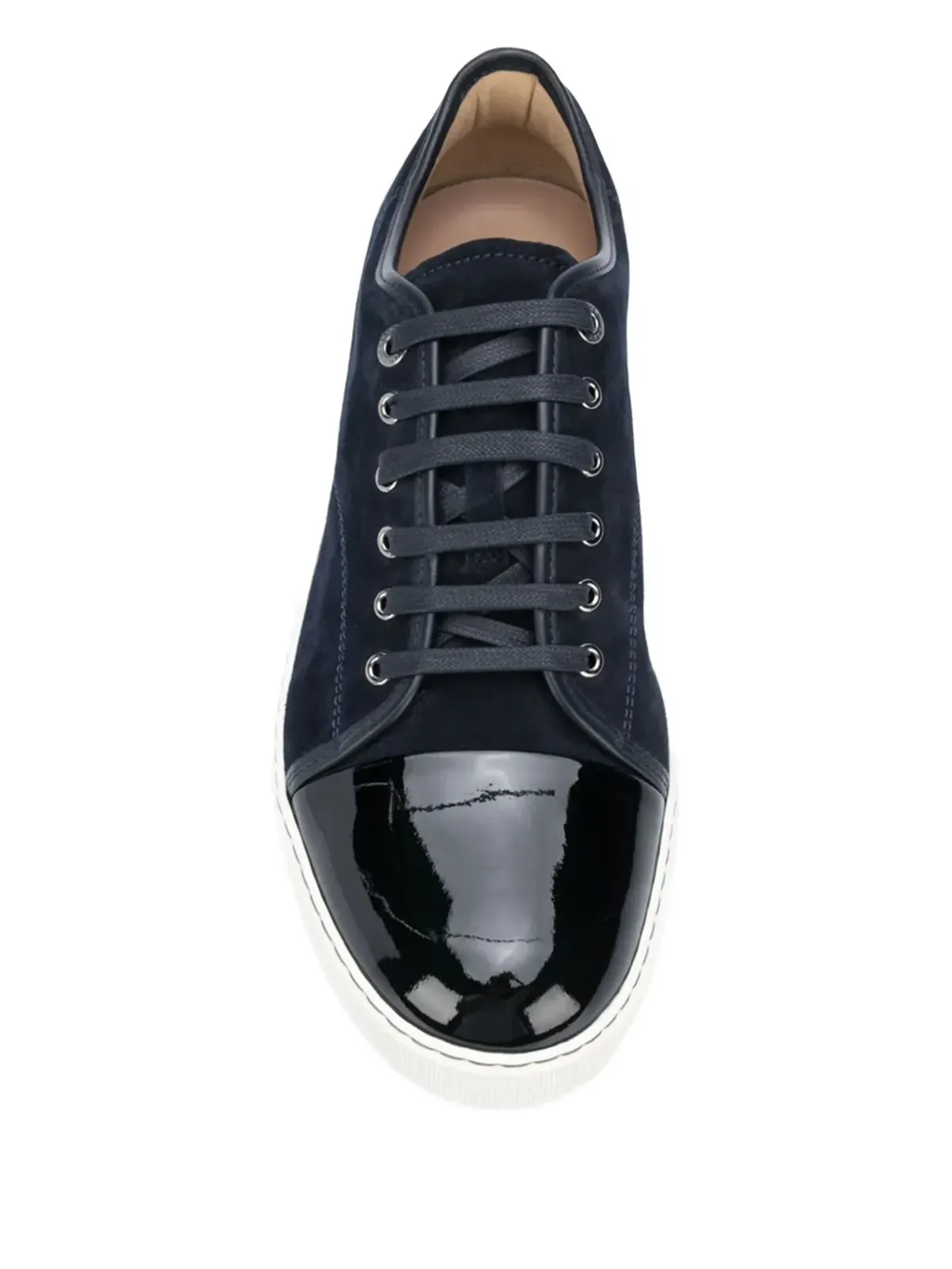 Lanvin トゥキャップスニーカー ブルー - 画像4
