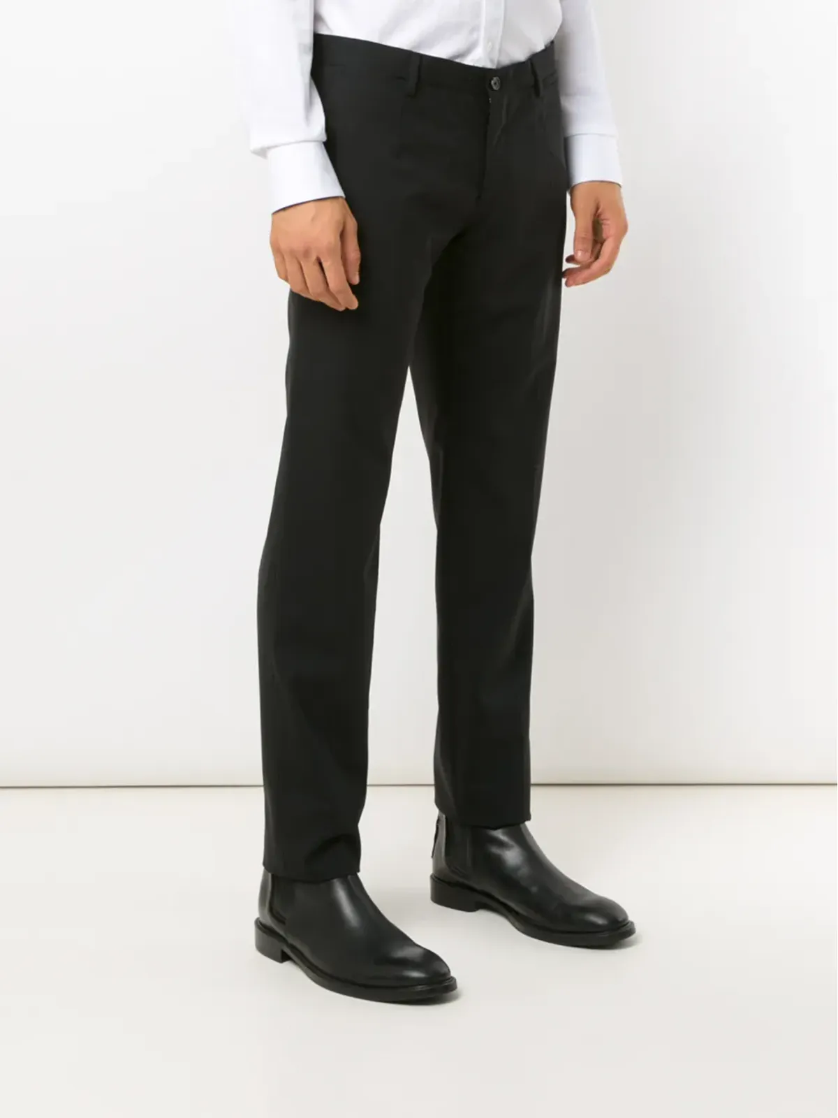 Dolce & Gabbana ストレートテーラードパンツ ブラック - 画像3