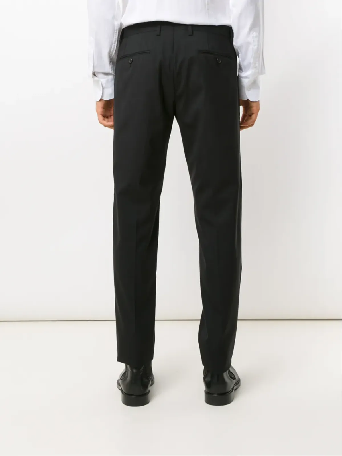Dolce & Gabbana ストレートテーラードパンツ ブラック - 画像4