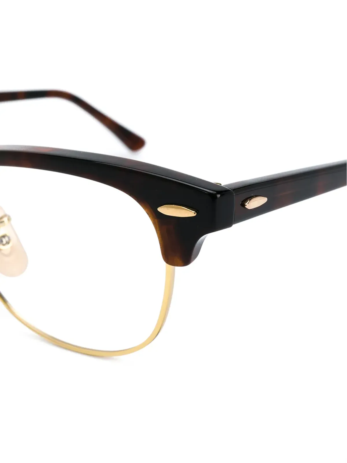 Ray-Ban Dフレーム眼鏡（ブラウン） - 画像3