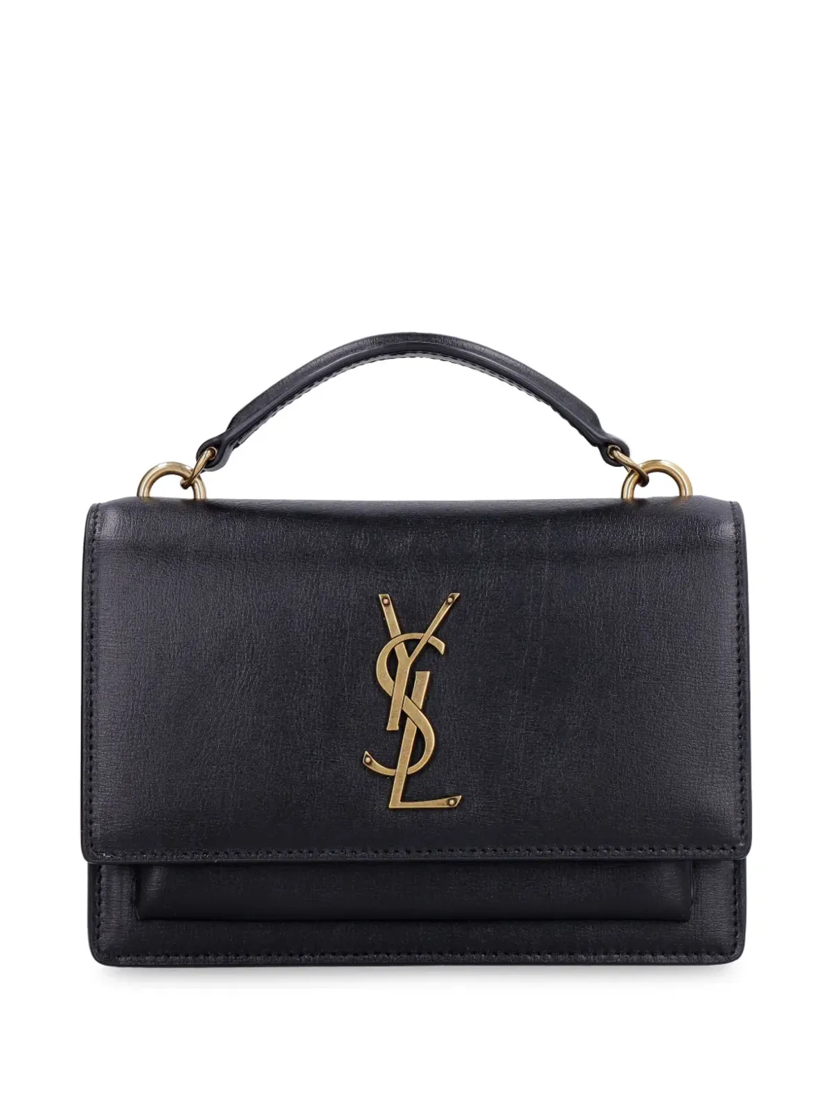 Saint Laurent カサンドラ レザー クロスボディバッグ - ブラック - 画像1