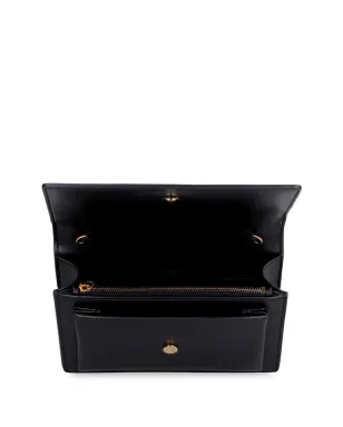 Saint Laurent カサンドラ レザー クロスボディバッグ - ブラック - サムネイル4