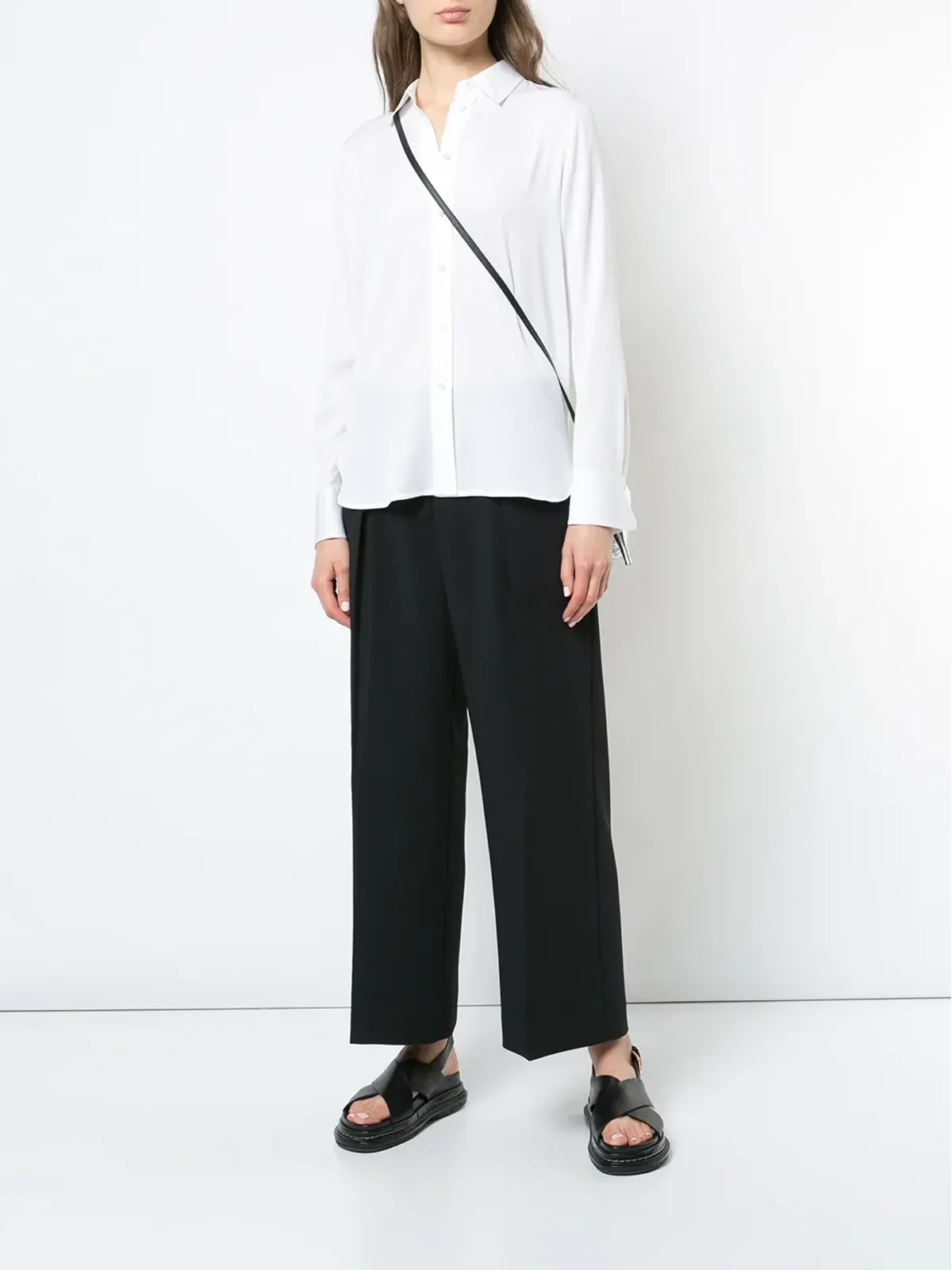 Vince クラシックカラーシャツ ホワイト - 画像2