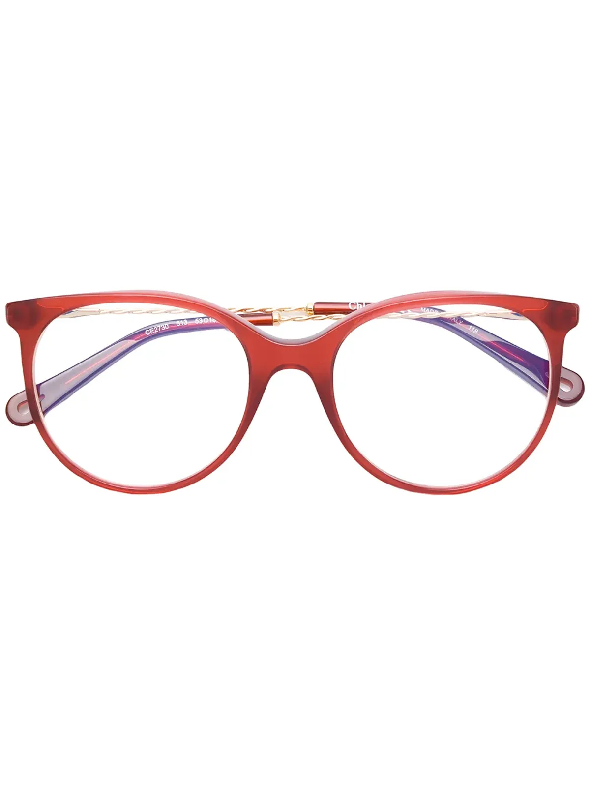 Chloé Eyewear ラウンドフレーム眼鏡 - 画像1