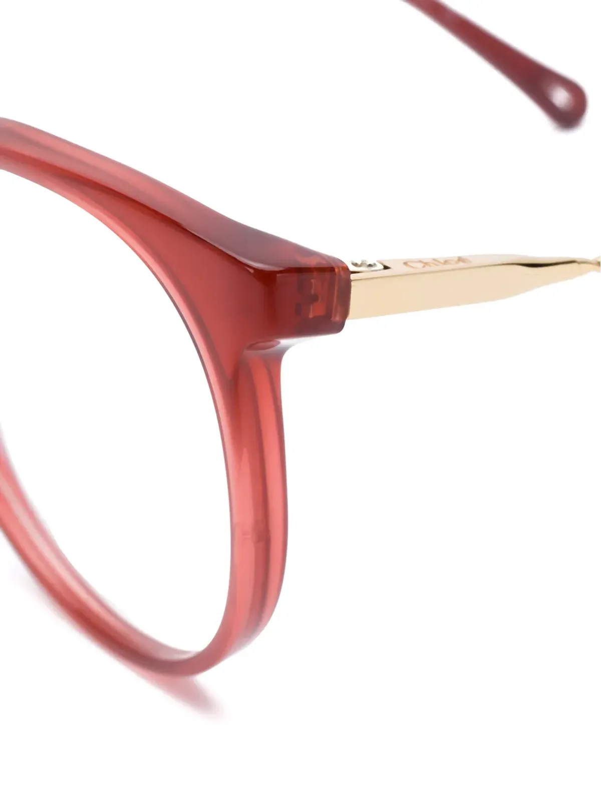 Chloé Eyewear ラウンドフレーム眼鏡 - 画像3