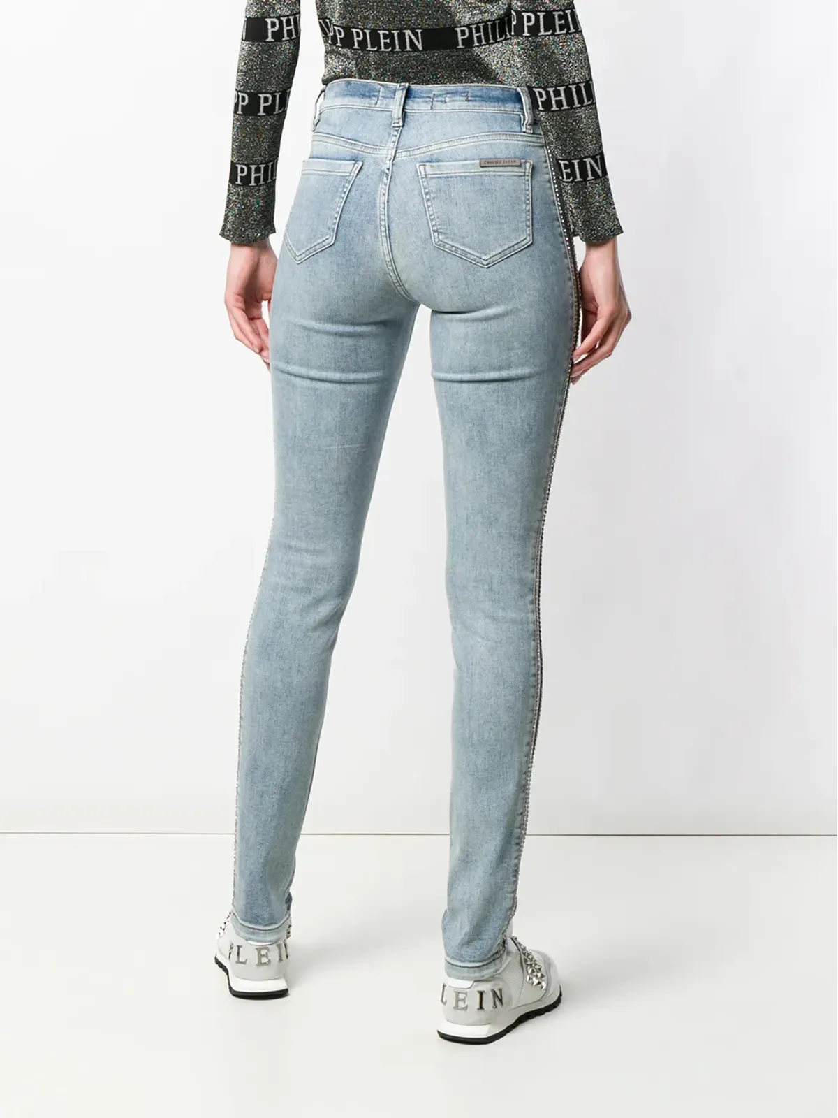 Philipp Plein デニムスキニージーンズ - 画像4