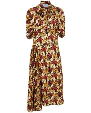 Prada プリント柄シルクのルーズドレス - サムネイル1