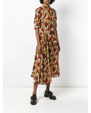 Prada プリント柄シルクのルーズドレス - サムネイル3