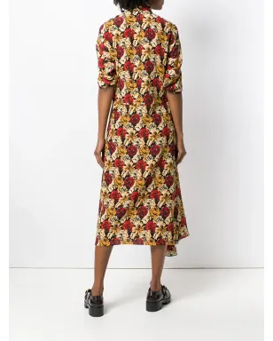 Prada プリント柄シルクのルーズドレス - サムネイル4