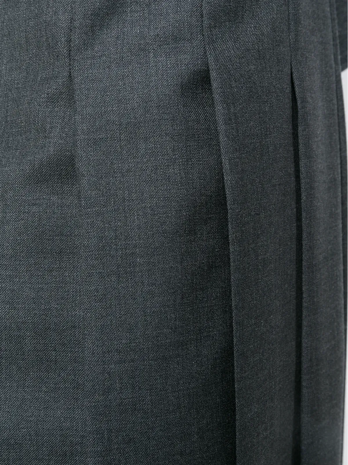 Thom Browne クラシックライスプリーツスカート グレー - 画像5