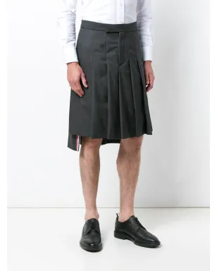 Thom Browne クラシックライスプリーツスカート グレー - サムネイル3