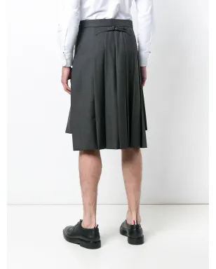 Thom Browne クラシックライスプリーツスカート グレー - サムネイル4