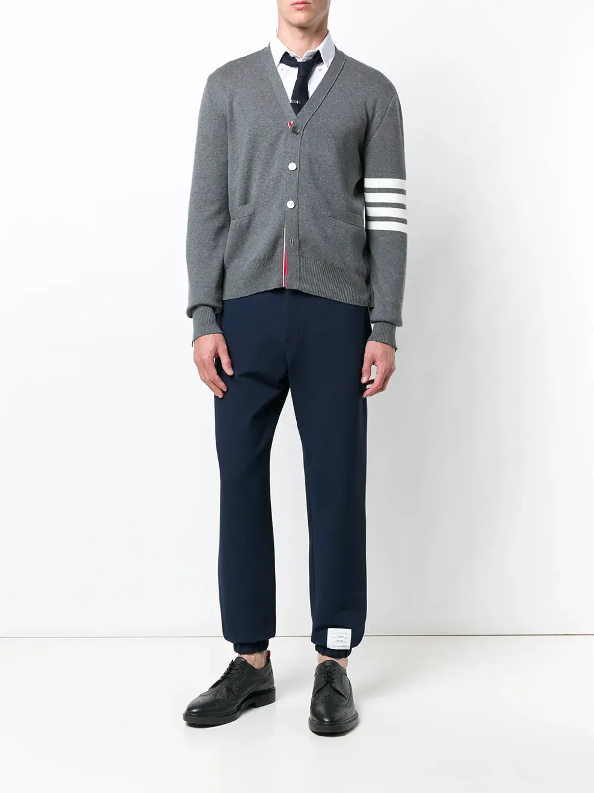 Thom Browne 4-Bar Milano Stitch カーディガン - 画像2
