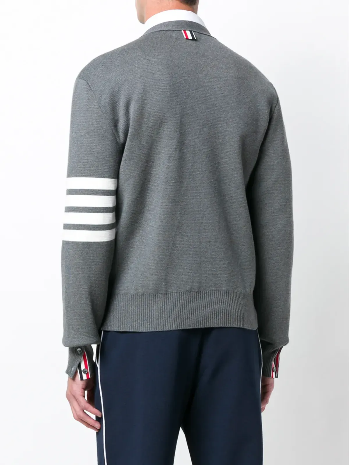 Thom Browne 4-Bar Milano Stitch カーディガン - 画像4