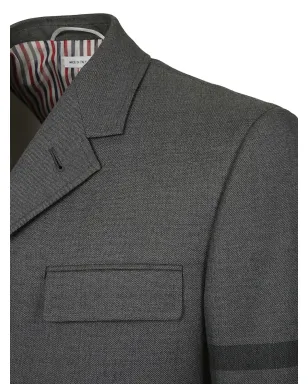 Thom Browne 4-Bar ミッドレングスコート - サムネイル3