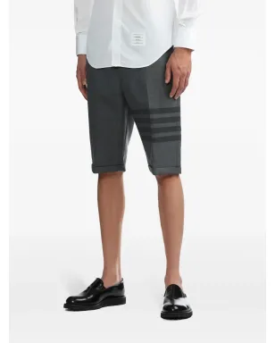 Thom Browne 4-Bar ウール混紡 ショートパンツ（グレー） - サムネイル3
