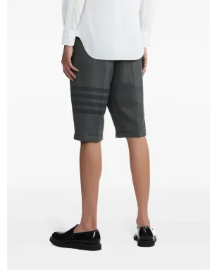 Thom Browne 4-Bar ウール混紡 ショートパンツ（グレー） - サムネイル4