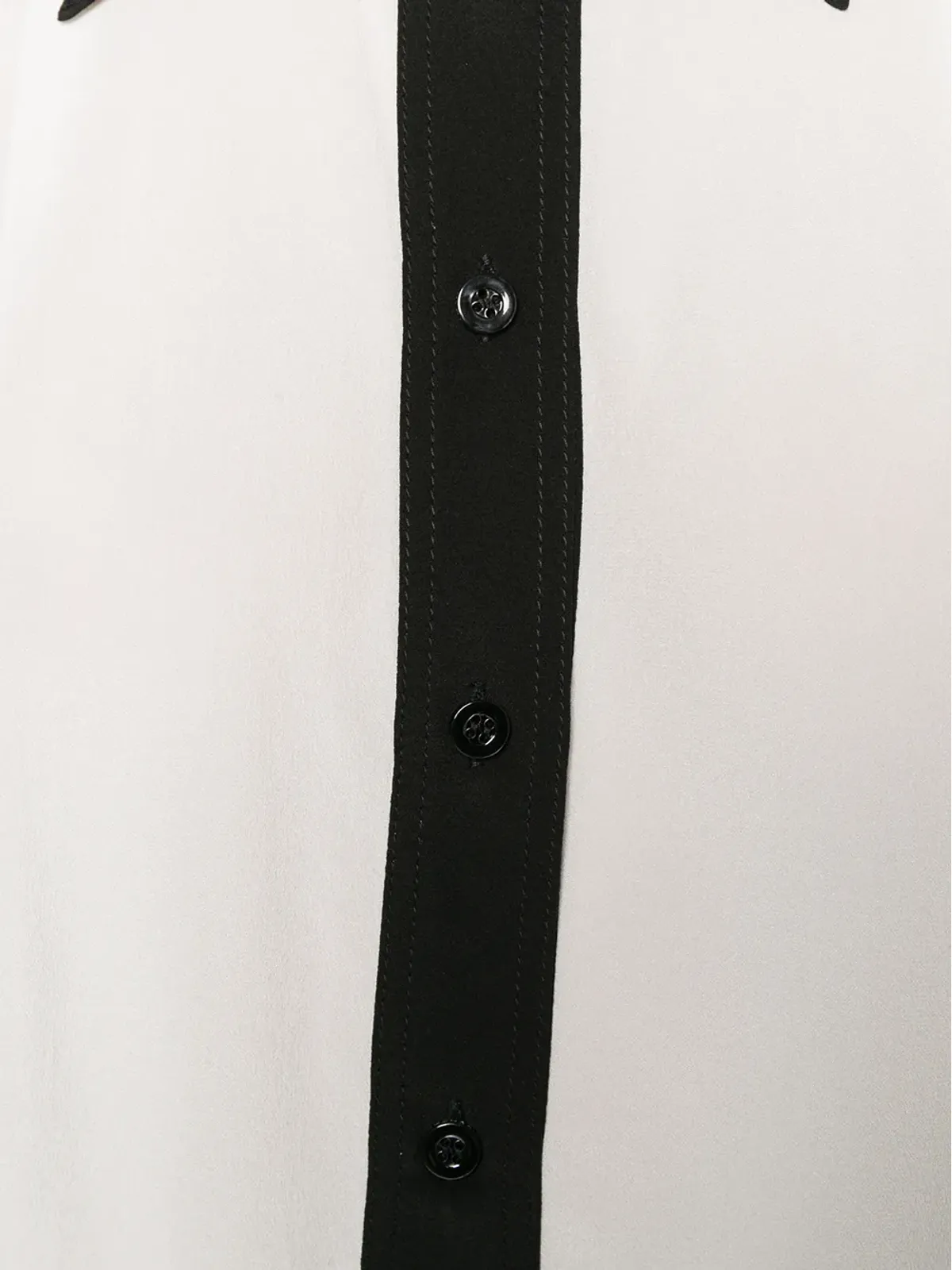Givenchy コントラスト トリム ブラウス - 画像5