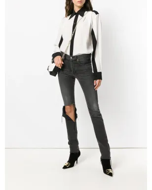 Givenchy コントラスト トリム ブラウス - サムネイル2
