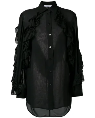 Givenchy フリルスタイル透けブラウス - サムネイル1