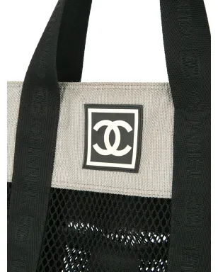 CHANEL ビンテージ スポーツライン ショッピングバッグ - サムネイル4