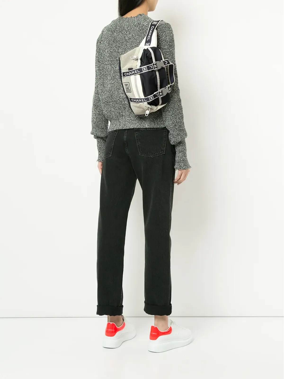 CHANEL Pre-Owned スポーツライン ベルトバッグ - ブルー - 画像2