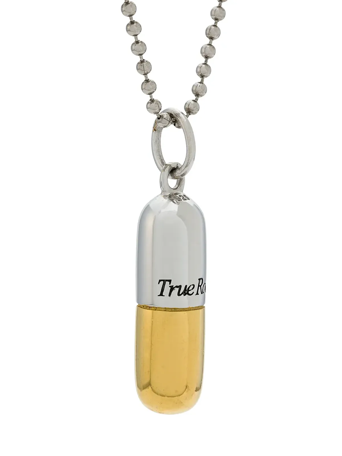 True Rocks ピル型ペンダントネックレス - 画像3